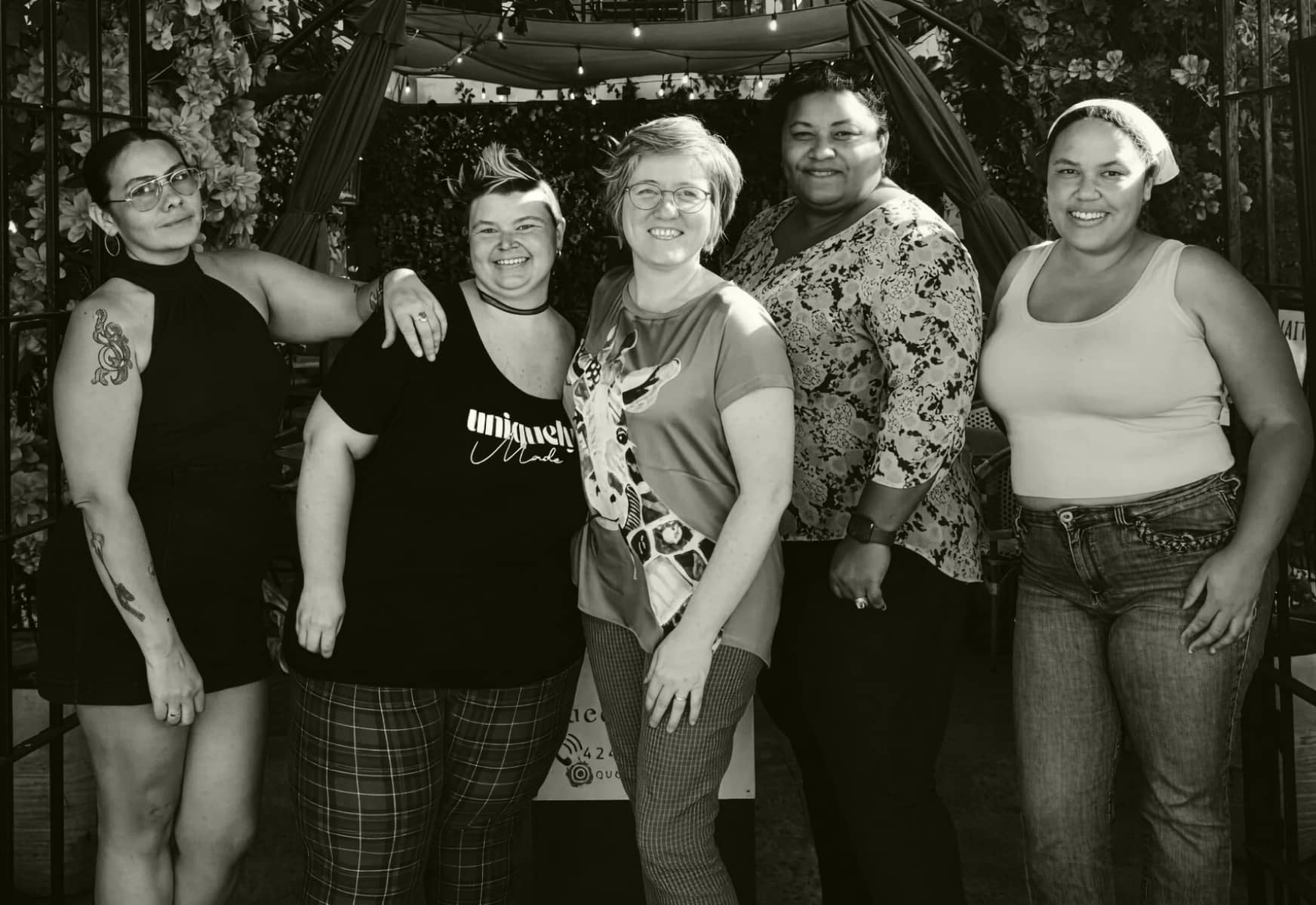 Photo of some of our team